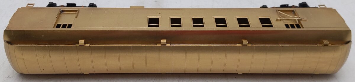 Lambert 860 HO BRASS AT&SF Heavyweight RPO Passenger Car - Unpainted EX/Box
