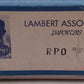 Lambert 860 HO BRASS AT&SF Heavyweight RPO Passenger Car - Unpainted EX/Box
