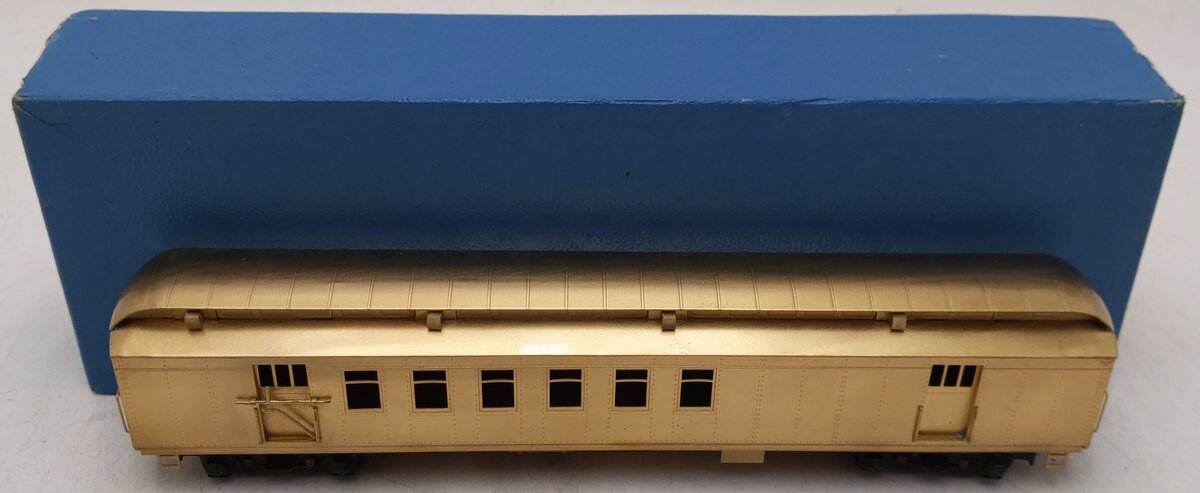 Lambert 860 HO BRASS AT&SF Heavyweight RPO Passenger Car - Unpainted EX/Box