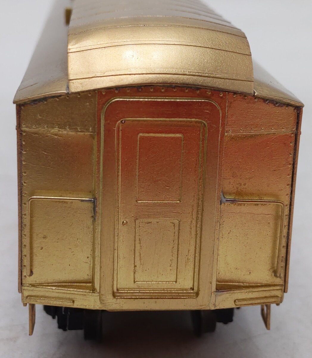 Lambert 860 HO BRASS AT&SF Heavyweight RPO Passenger Car - Unpainted EX/Box