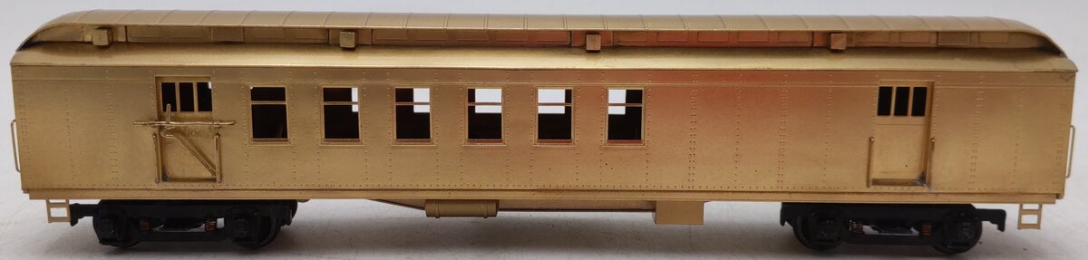 Lambert 860 HO BRASS AT&SF Heavyweight RPO Passenger Car - Unpainted EX/Box