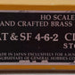 AHM 425-P 425 HO BRASS ATSF 4-6-2 Class 3160 Steam Locomotive & Tender - Painted EX/Box