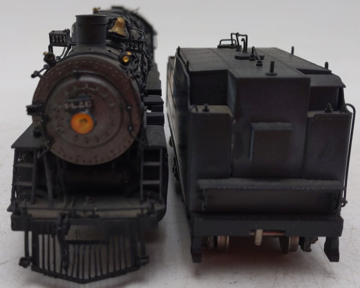 Sunset Models HO BRASS Santa Fe 4-8-2 3700 Class Steam Locomotive W/ Oil Tender EX/Box
