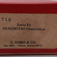 Soho 0719 HO Scale Nickel Plated BRASS Santa Fe Denehotso Observation EX/Box