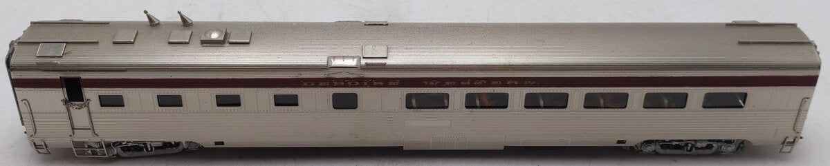 Soho 0714 HO Nickel Plated Brass Santa Fe #1485 Diner Car/Box