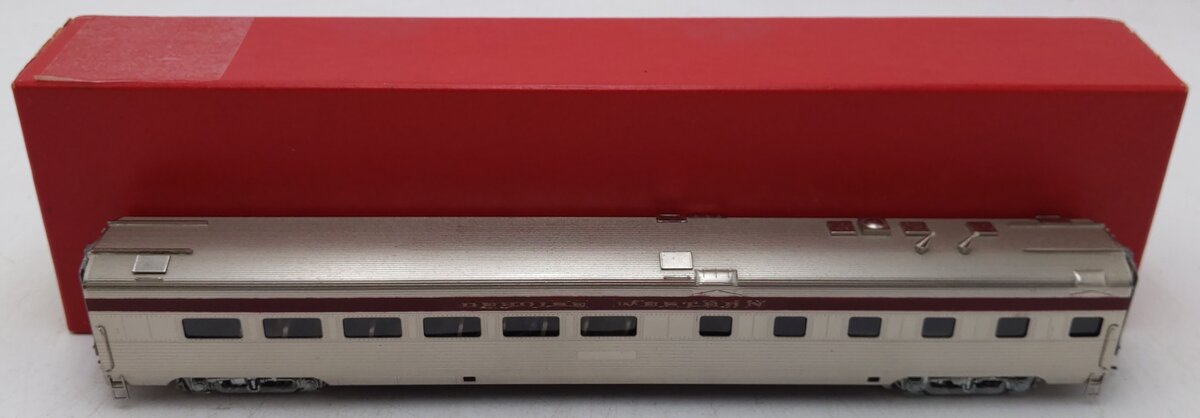 Soho 0714 HO Nickel Plated Brass Santa Fe #1485 Diner Car/Box