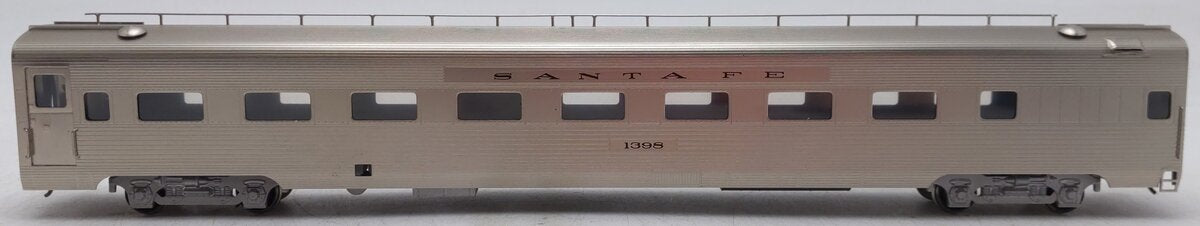 Soho 0715 HO Scale Nickel Plated BRASS Santa Fe #1398 Chair-Lounge Car EX/Box