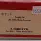 Soho 0715 HO Scale Nickel Plated BRASS Santa Fe #1398 Chair-Lounge Car EX/Box
