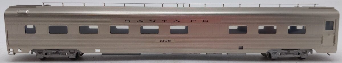 Soho 0715 HO Scale Nickel Plated BRASS Santa Fe #1398 Chair-Lounge Car EX/Box
