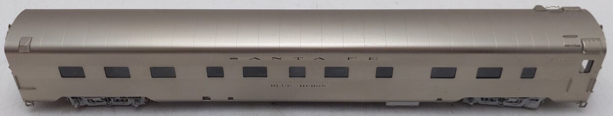 The Coach Yard 1222 BRASS HO Scale Santa Fe Blue Heron Sleeper Passenger Car VG/Box