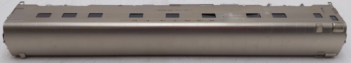 The Coach Yard 1222 BRASS HO Scale Santa Fe Blue Heron Sleeper Passenger Car VG/Box