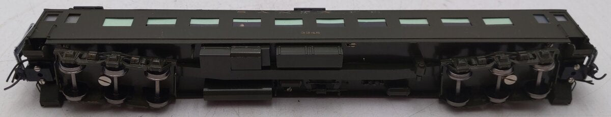 HI Country 3000 Brass HO Scale Custom Painted Santa Fe Coach #3345/Box
