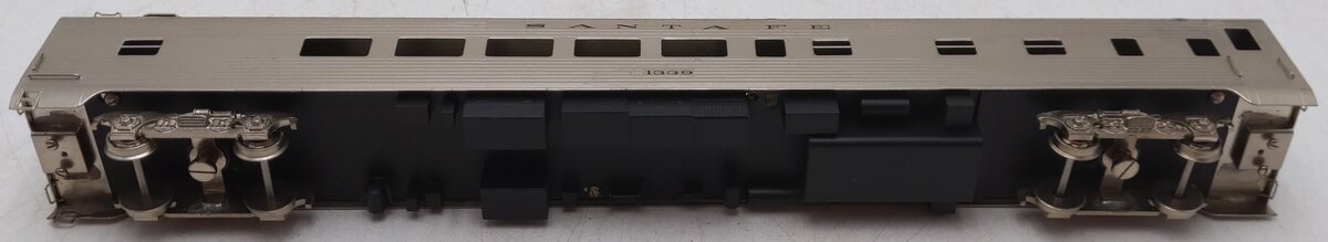 Soho 0712 HO Scale Nickel Plated BRASS Santa Fe #1339 Dormitory Lounge EX/Box