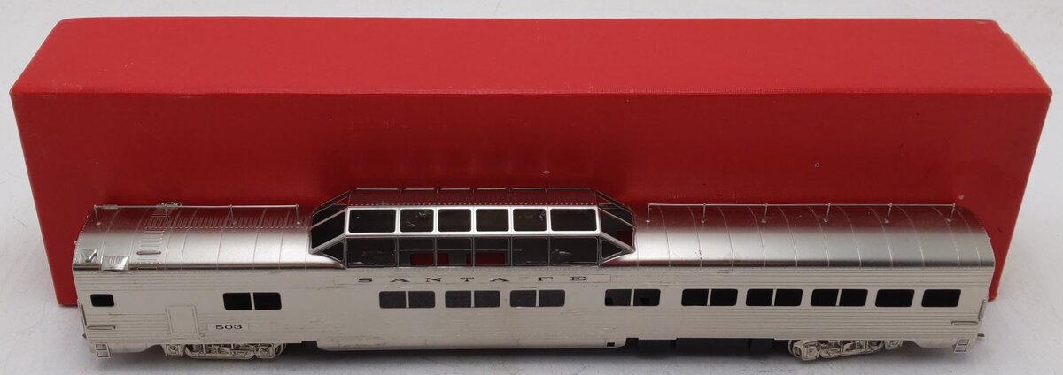 Soho 0724 HO Brass Santa Fe Dome Lounge Passenger Car #503 EX/Box