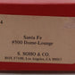 Soho 0724 HO Brass Santa Fe Dome Lounge Passenger Car #503 EX/Box