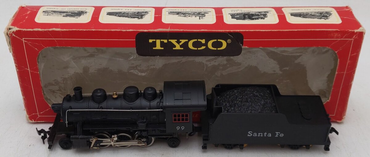 Tyco 99 HO Scale 0-6-0 Pennsylvania Steam Engine & Tender EX/Box
