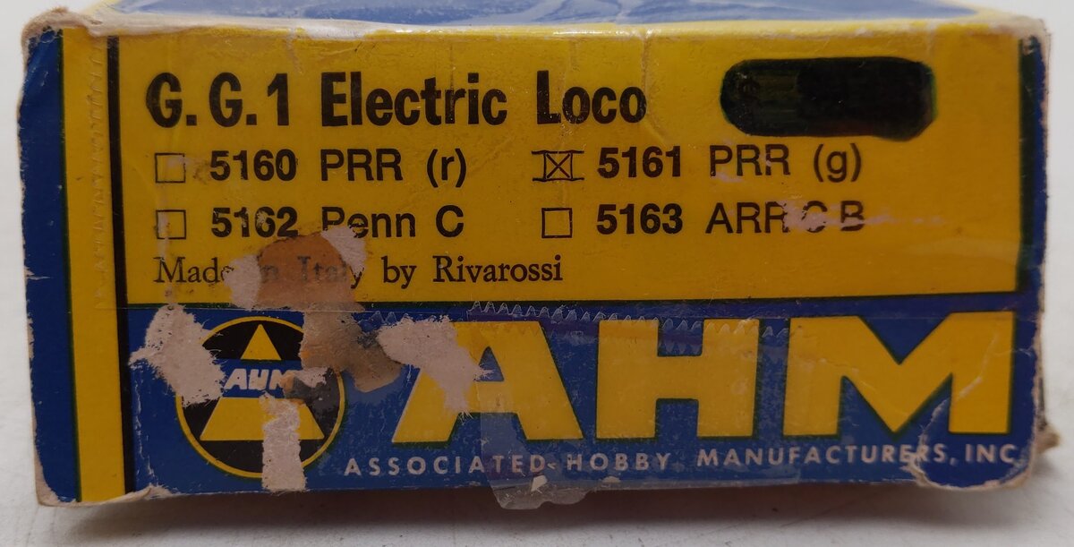 AHM 5161 HO Scale Pennsylvania Railroad GG-1 Electric Locomotive #4929 VG/Box