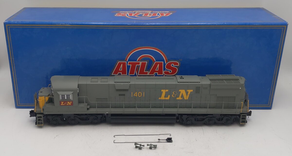 Atlas 1334-2 O Gauge L&N C628 Powered Diesel Locomotive #1405 [3 Rail TMCC] VG/Box