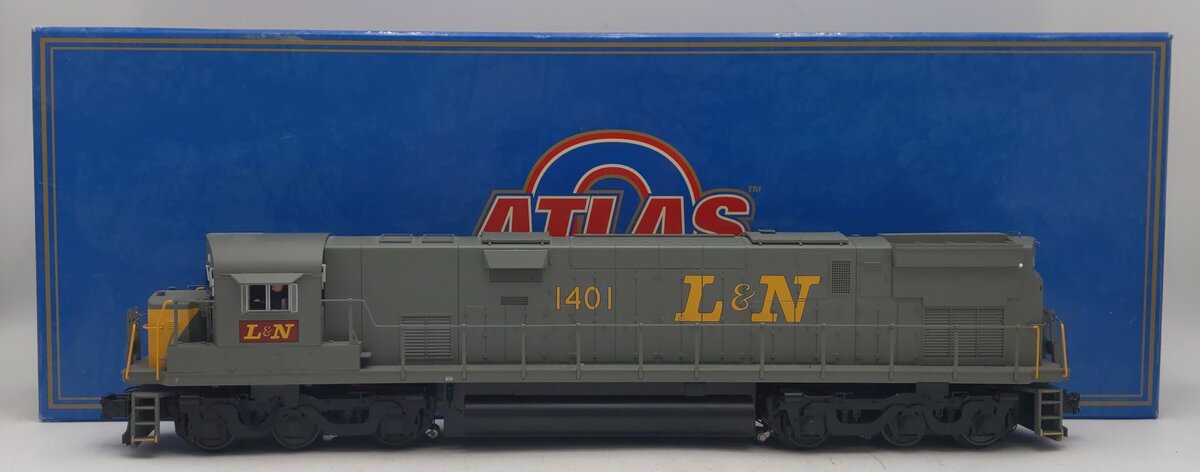Atlas 1334-2 O Gauge L&N C628 Powered Diesel Locomotive #1405 [3 Rail TMCC] VG/Box
