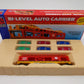 Life Like 8089 HO Scale Bi-Level Auto Carrier W/ 6 Chevy Citations Kit LN/Box