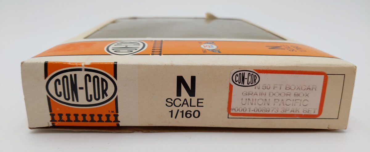 Con-Cor 0001-008973 N Union Pacific 50' Grain Door Boxcars (Pack of 3) NIB
