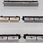 Arnold Rapido N Scale Assorted Sea Land Flat Cars [5] VG