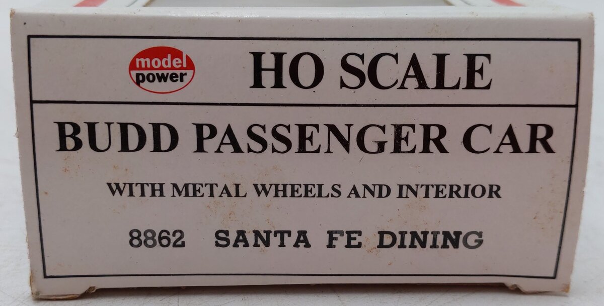 Model Power 8862 HO Scale Southern Pacific Dining Passenger Car #600 EX/Box