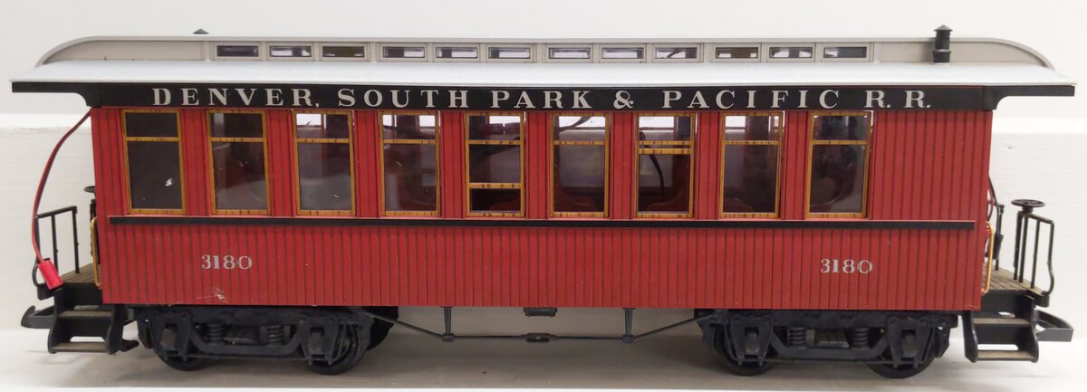 LGB 3180 G Scale Denver South Park & Pacific Passenger Car #3180 EX