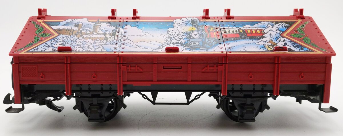 LGB 45110 G Scale Covered Christmas Gondola EX