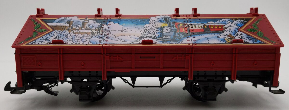 LGB 45110 G Scale Covered Christmas Gondola EX