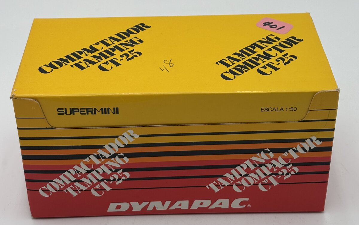 ARPRA Supermini 1:50 Scale Die-Cast Dynapac CT-25 Tamping Compactor EX/Box