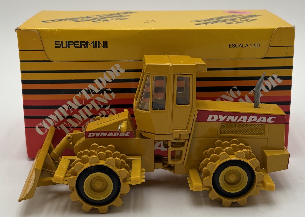 ARPRA Supermini 1:50 Scale Die-Cast Dynapac CT-25 Tamping Compactor EX/Box