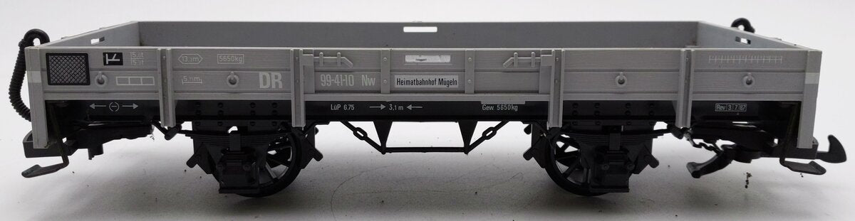 LGB 4110 G Scale 4-Wheel Gray Flat Car EX