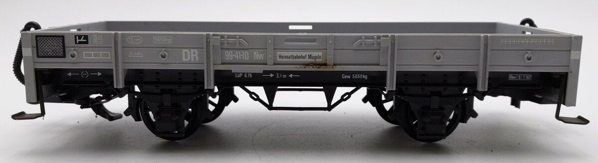 LGB 4110 G Scale 4-Wheel Gray Flat Car EX