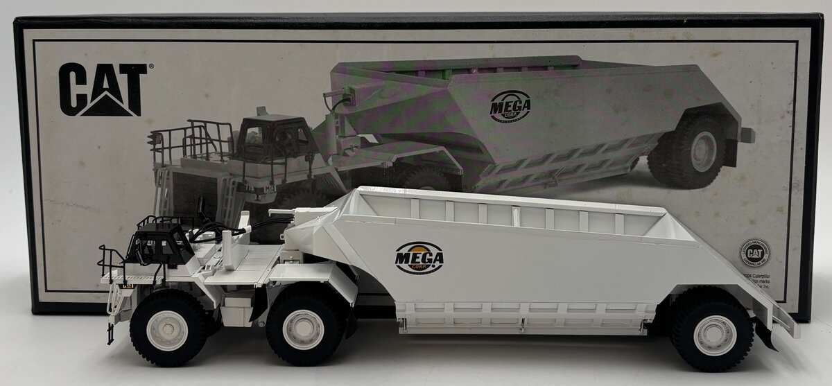 CCM 1:87 CAT 776 w/MEGA Bottom Dump Trailer Diecast LN/Box