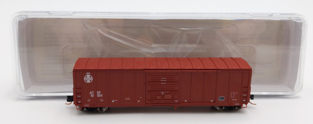 North American Railcar Corp. 11-13003001-06 N Scale ATSF Santa Fe Boxcar #51501 LN/Box