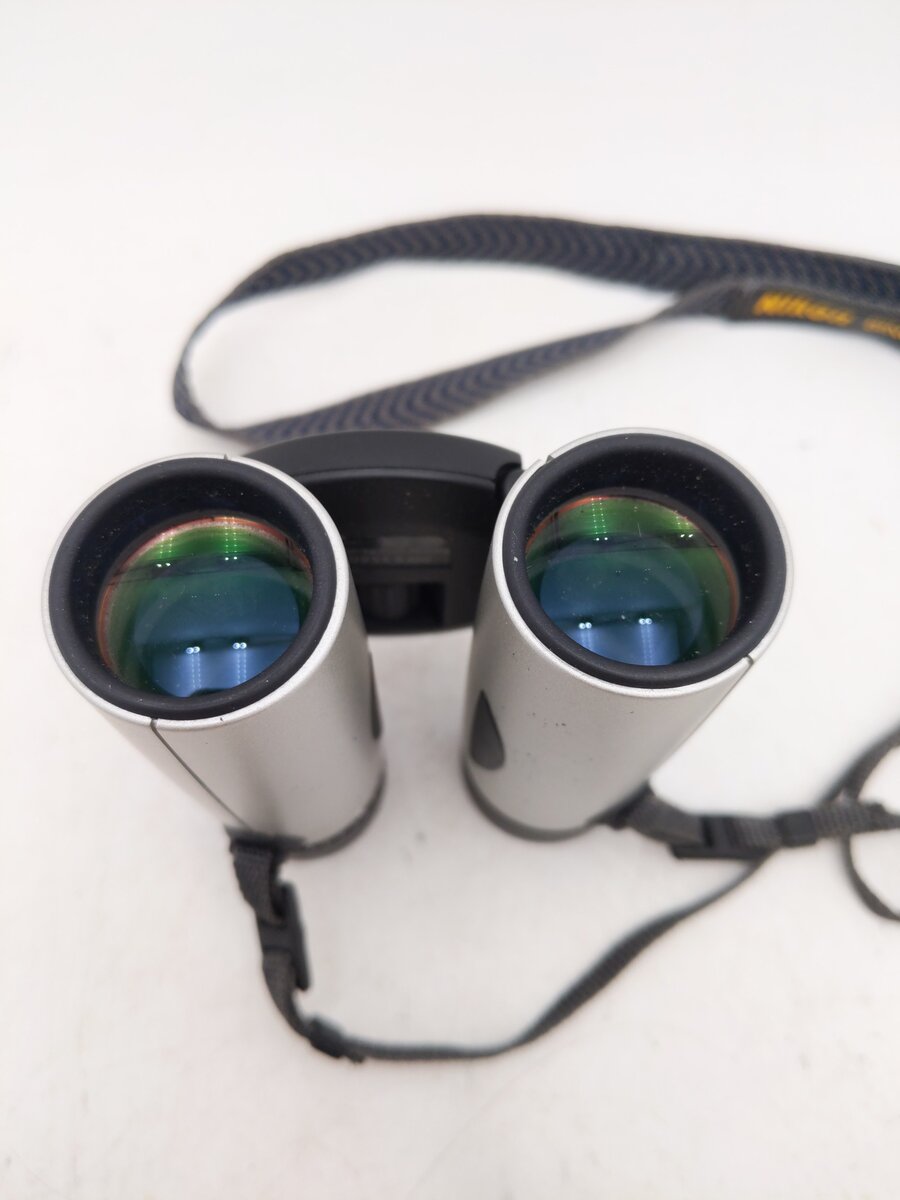 Nikon Nascar 10 X 25 Water Resistant Compact Binoculars W/ Case 6.5 WF EX