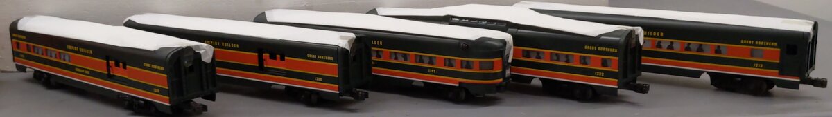 Lionel O Gauge Great Northern Empire Builder 5-Car Passenger Set LN/Box