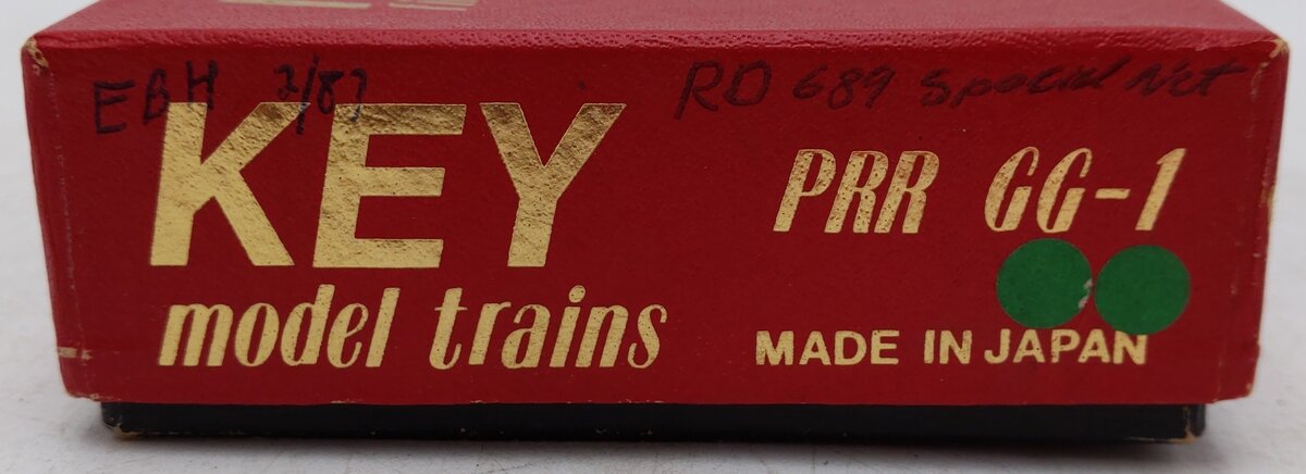 Key Model Trains N Scale BRASS PRR GG-1 Electric Locomotive Empty Box VG/Box
