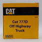 Custom Built 1:50 Scale Diecast Caterpillar CAT 777D Off Highway Water Truck VG/Box