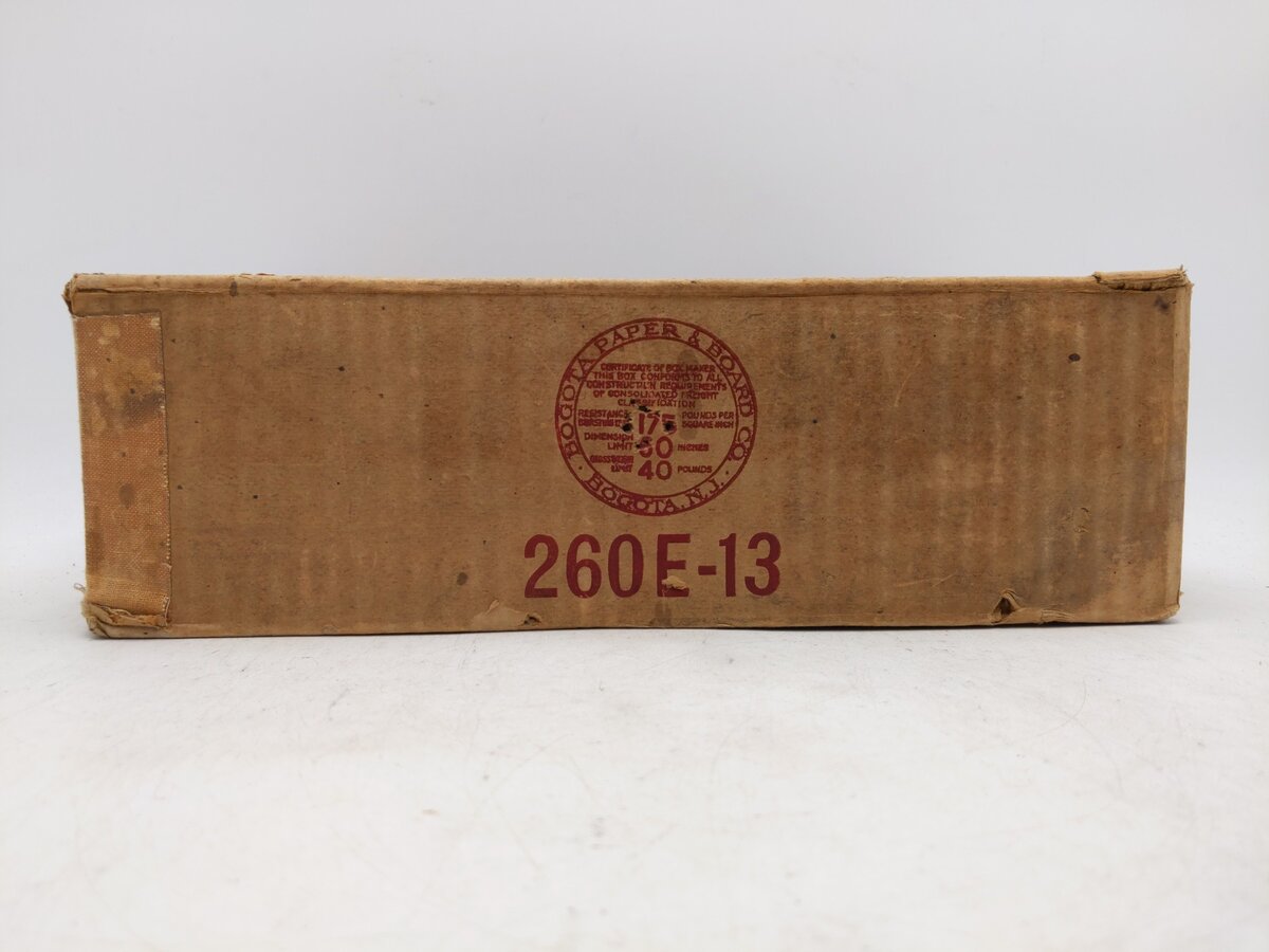 Lionel 260E-13 Tinplate Locomotive Box Only/Box