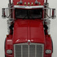 Sword Models SW3102-RR 1:50 Scale Red Kenworth T800W w/Rogers 4-Axle Flip Lowboy MT/Box