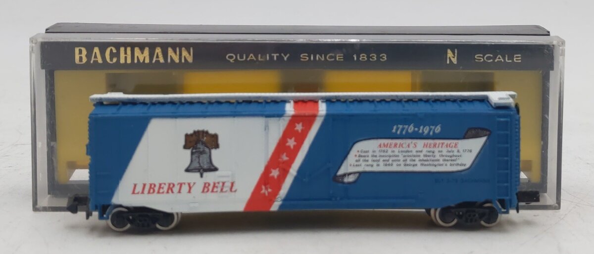 Bachmann 5202 N Scale Bicentennial 51' Liberty Bell Boxcar EX/Box