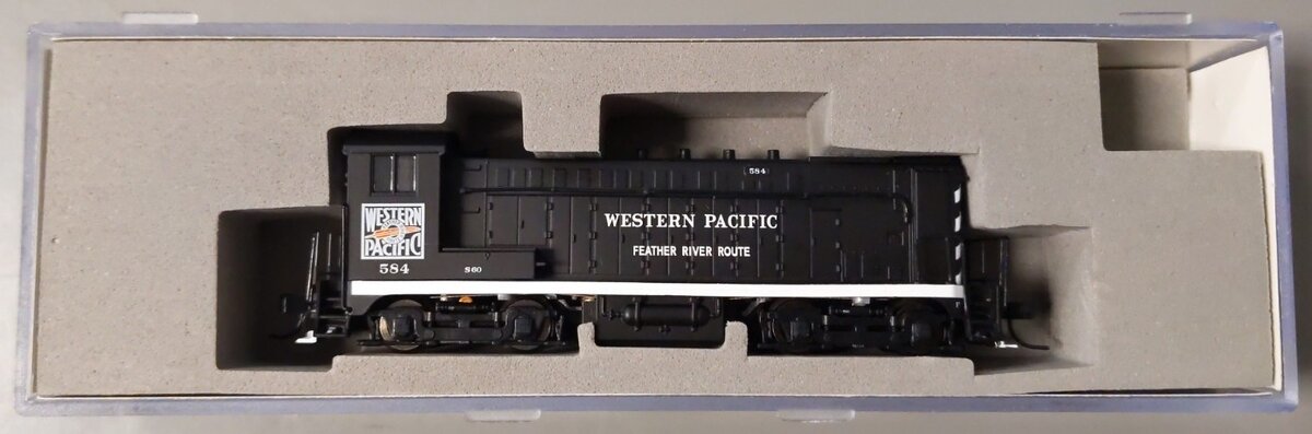 Atlas 51054 N Scale Western Pacific VO-1000 Diesel Locomotive #584 LN/Box