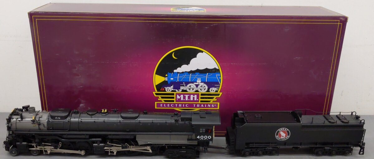MTH 20-3938-1 O Great Northern 4-6-6-4 Z-6 Challenger Steam Engine #4000 w/ PS3 EX/Box