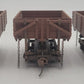 Bachmann 29801 On30 Diecast Logging and Mining Wood Side Dump Cars (Set of 3) EX/Box