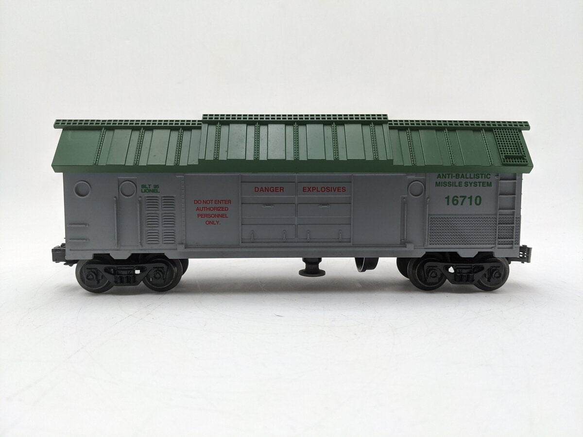 Lionel 6-16710 O Gauge Operating U.S. Army Missile Car #16710 EX