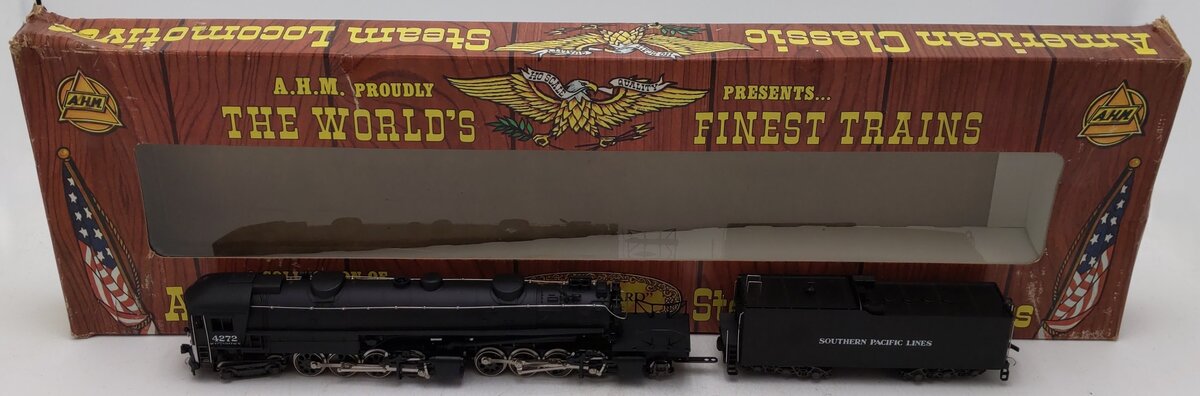 AHM 5111B HO Scale Southern Pacific Cab Forward Loco and Tender EX/Box