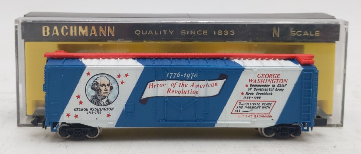 Bachmann 5203 N Scale Bicentennial 51' George Washington Boxcar LN/Box