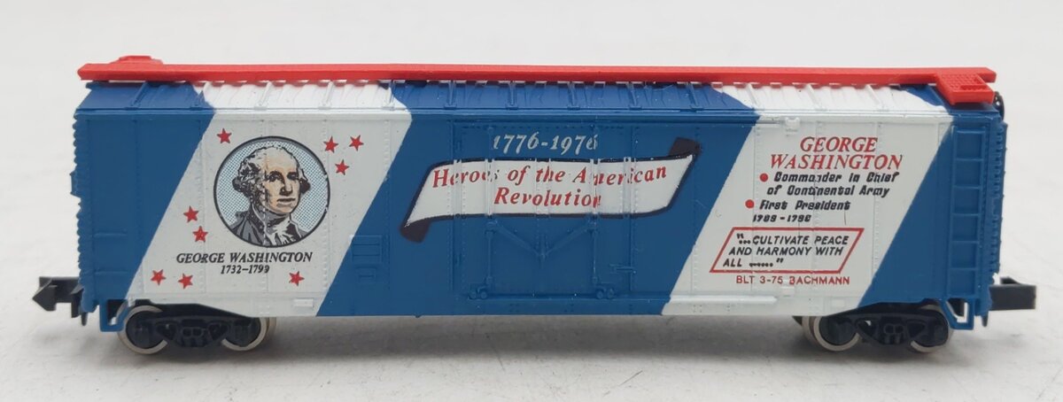 Bachmann 5203 N Scale Bicentennial 51' George Washington Boxcar LN/Box